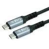 Kabel USB4 Gen3x2, with Emark, C–C, M/M, 240W, black, 1 m