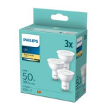 Žarulja GU10  LED 4.7W,  - PAK 3 kom.- Philips 