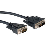 Kabel DVI,  DVI-A  - VGA , M/M, 2.0m, crni