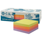 Blok samoljepljiv kocka 75x75mm 2x400L Nature Global Notes